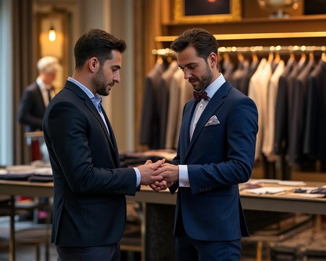 Appuntamento privato in sartoria a Roma per clienti internazionali, expat e viaggiatori di lusso